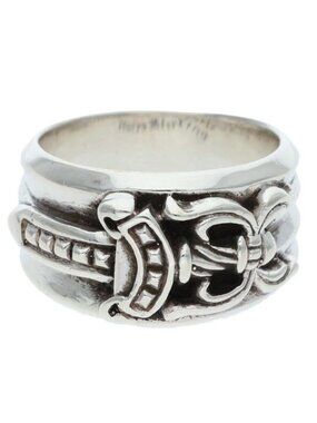 Chrome Hearts Dagger Silver Ring